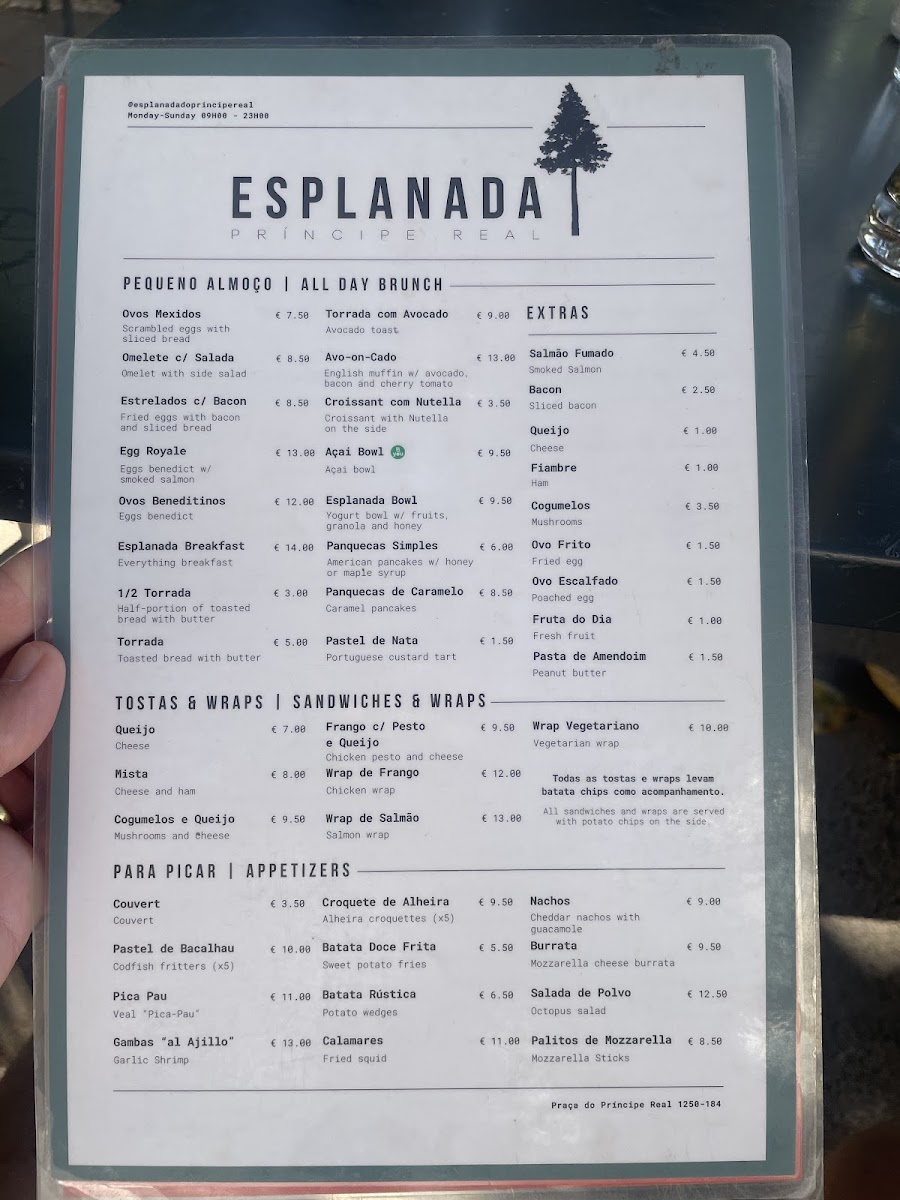 Esplanada Cafe Photo Menu 5