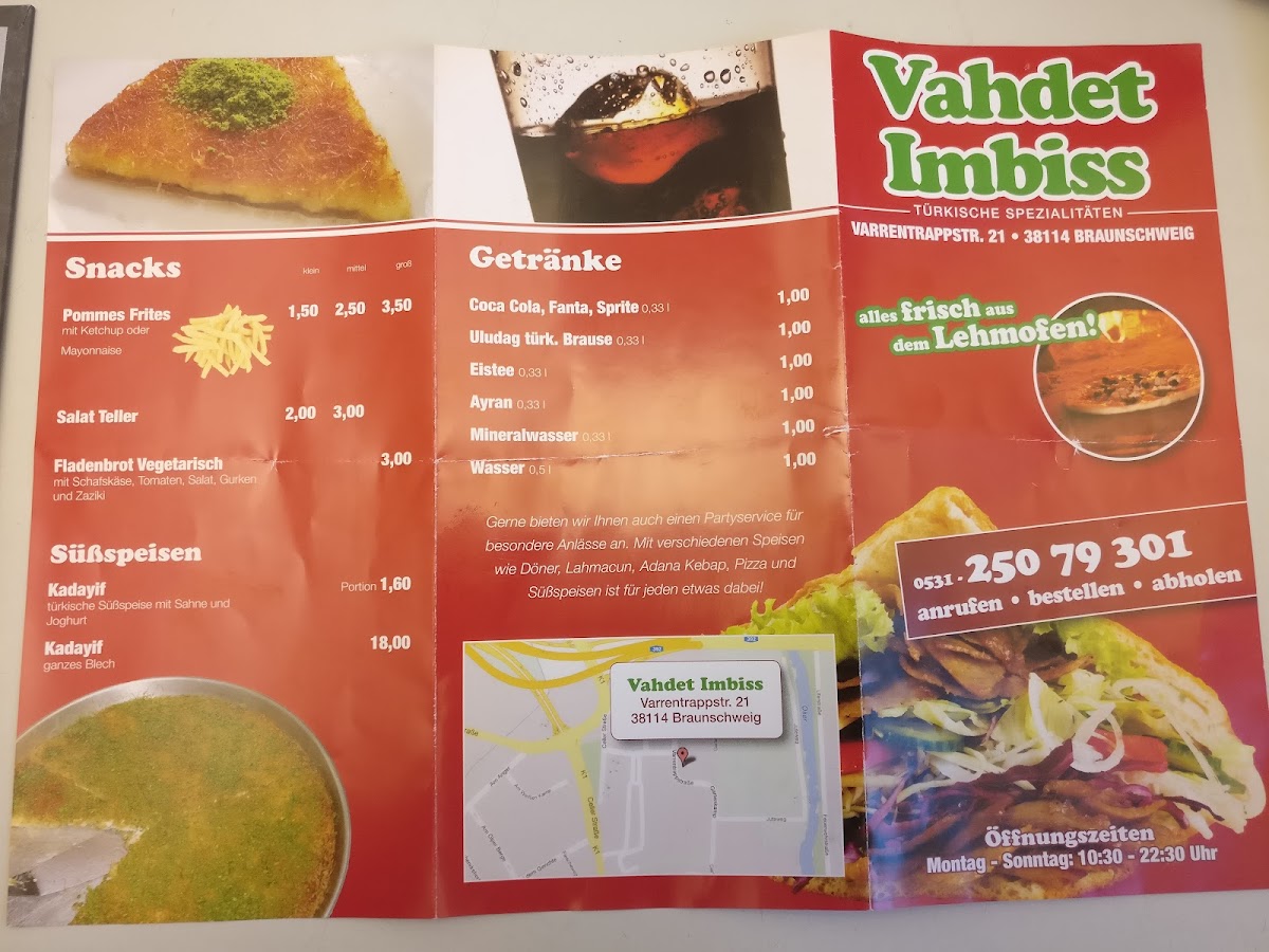 Vahdet Imbiss Photo Menu 6