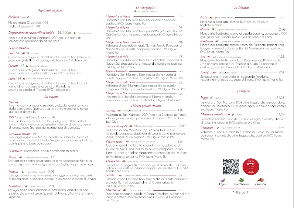 La Cruda Pizza Photo Menu 1