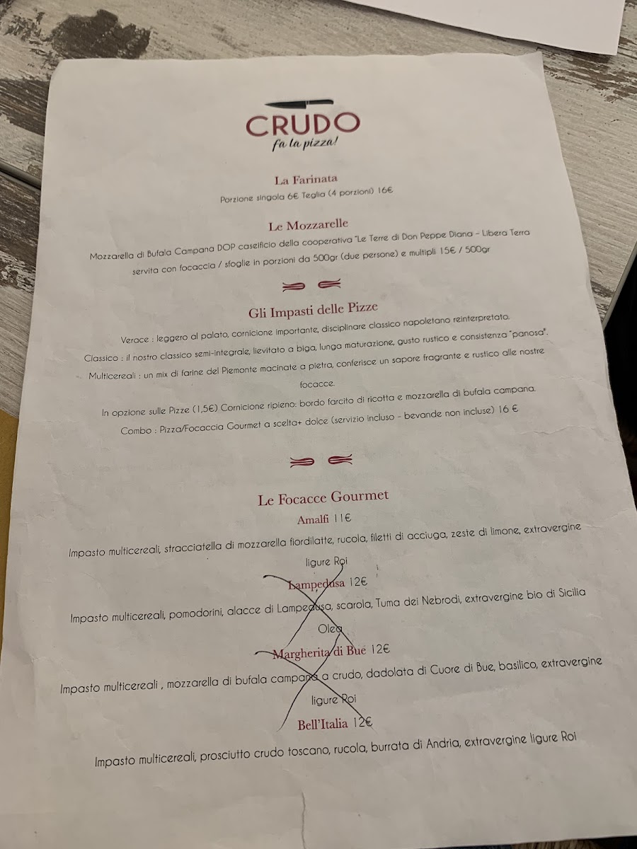 La Cruda Pizza Photo Menu 5