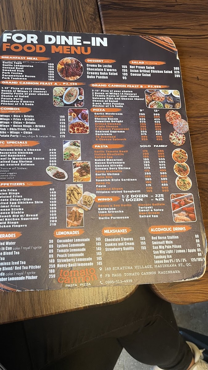 Tomato Cannon - Maginhawa Branch Photo Menu 2