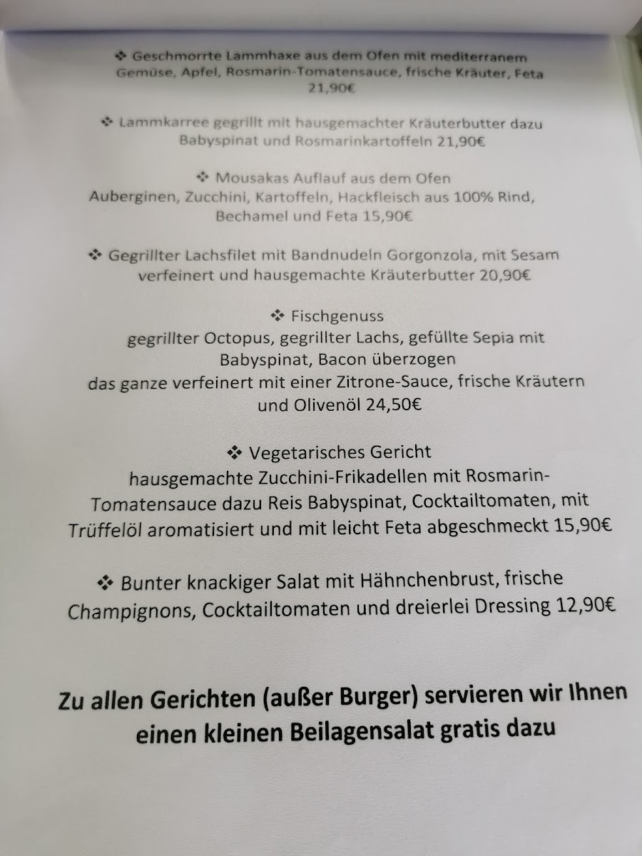 Restaurant Rosmarin Photo Menu 6