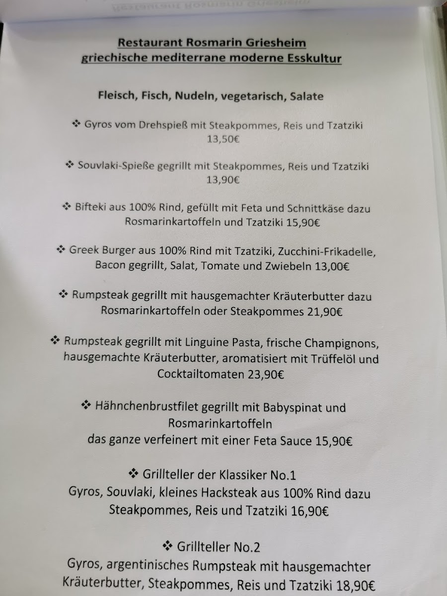 Restaurant Rosmarin Photo Menu 8