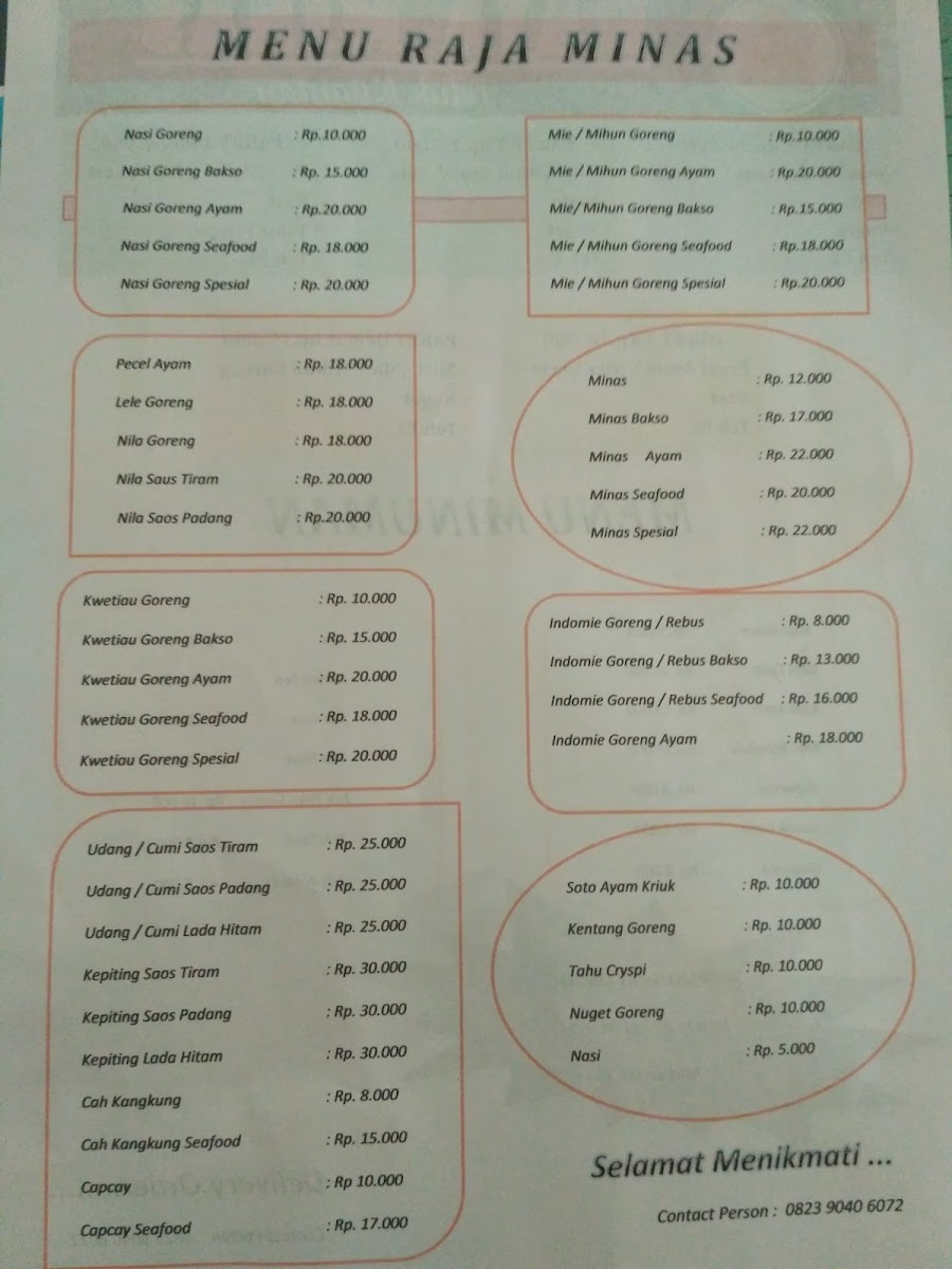 Raja Kuliner Photo Menu 1