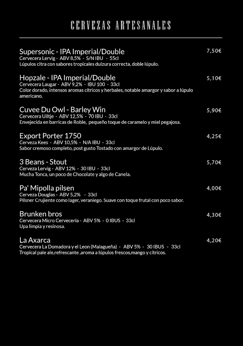 Restaurante Malafama Pozoblanco Photo Menu 10
