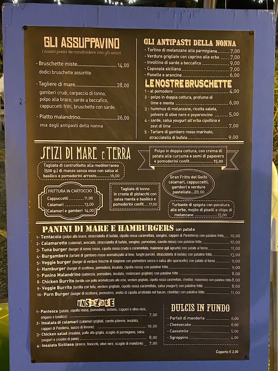 Malandrino Cucina&Bar Photo Menu 1