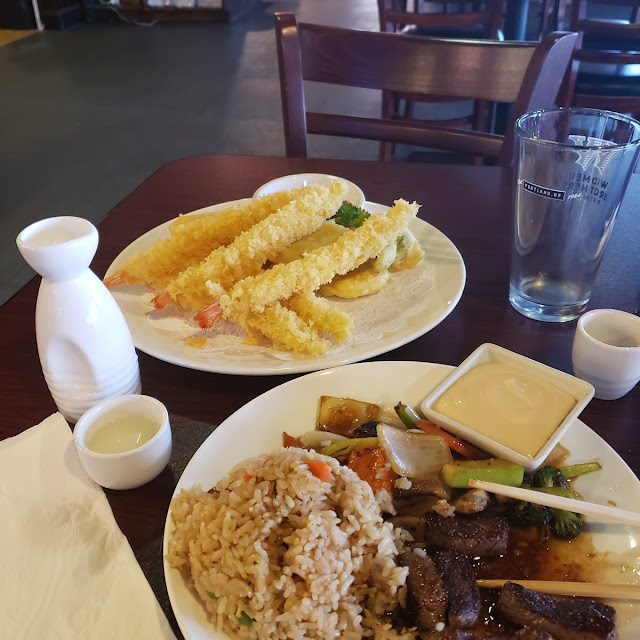 Steak Hibachi and Shrimp Tempura