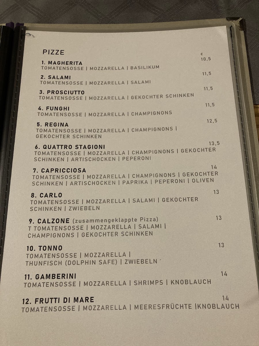 Casa Maria Hotel | Restaurant | Pizzeria Photo Menu 1