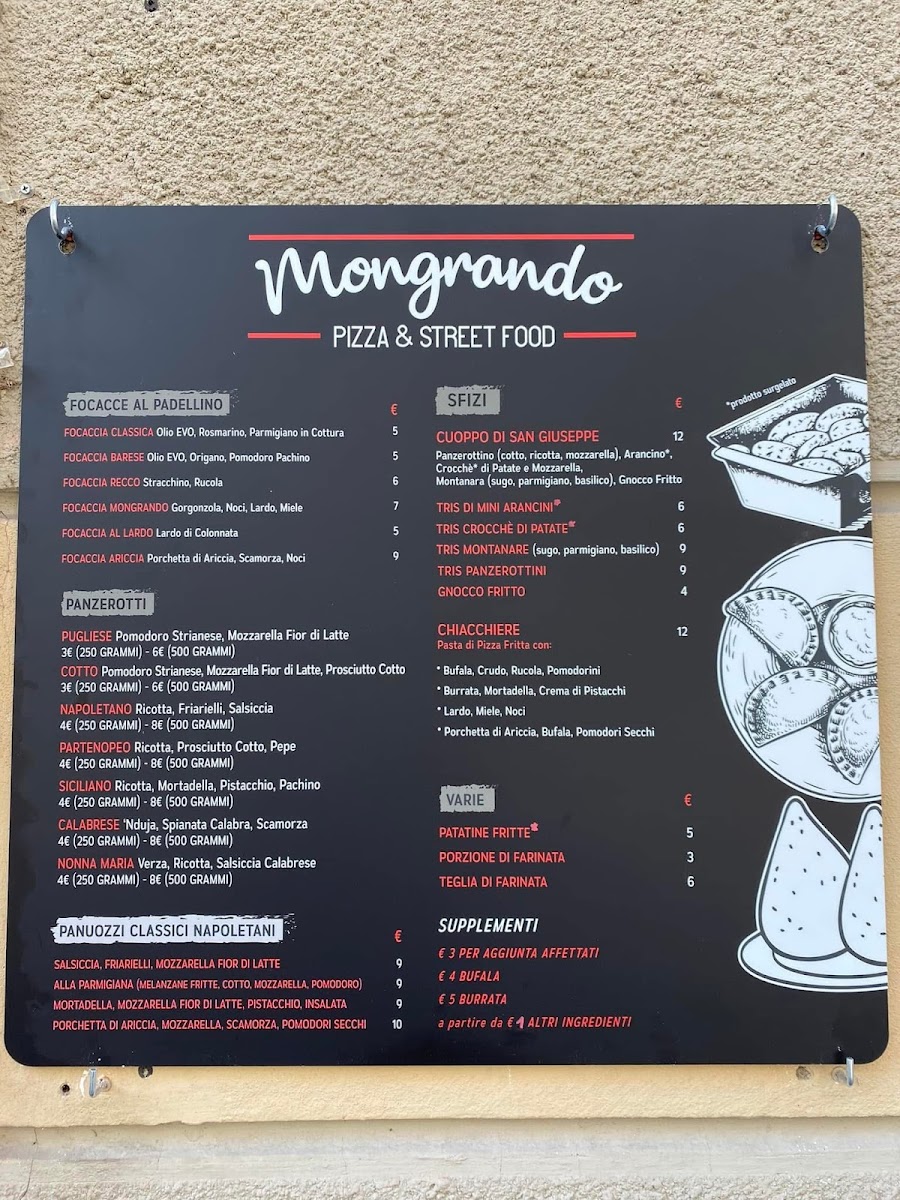Mongrando Pizza & Street food Photo Menu 1