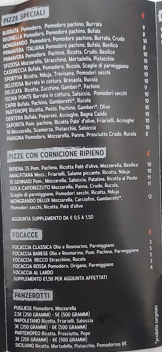 Mongrando Pizza & Street food Photo Menu 4