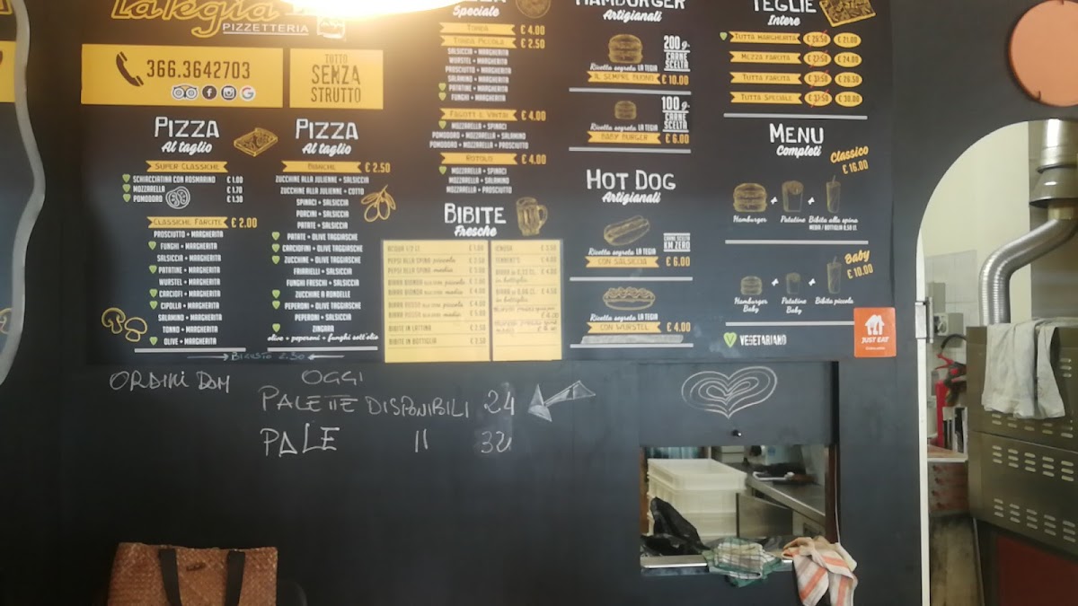 La Tègia pizzetteria Photo Menu 1