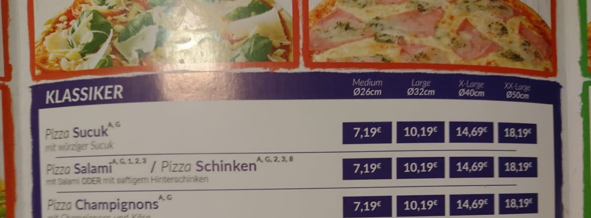 Pizza Pasta Tübingen Photo Menu 1
