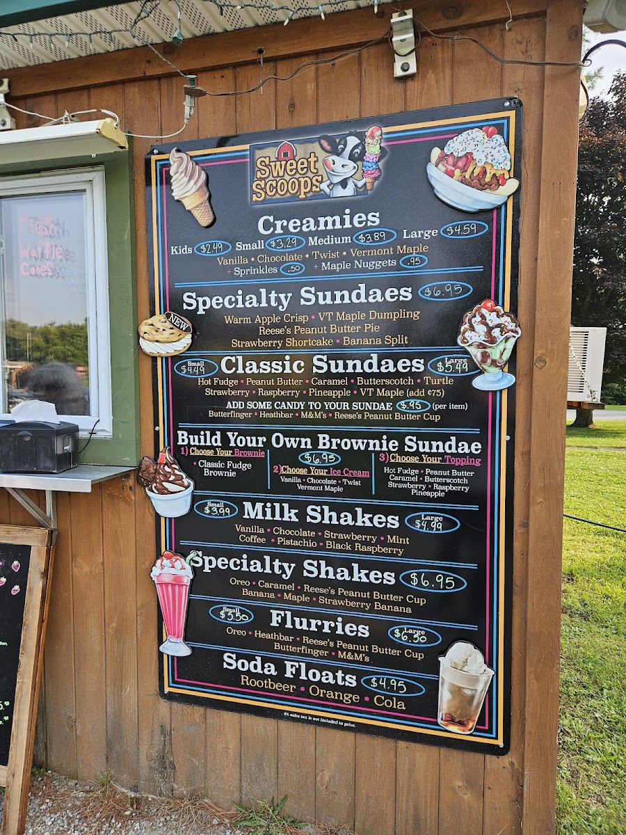 Sweet Scoops Photo Menu 1