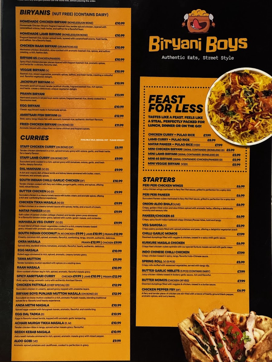 Biryani Boys Photo Menu 3