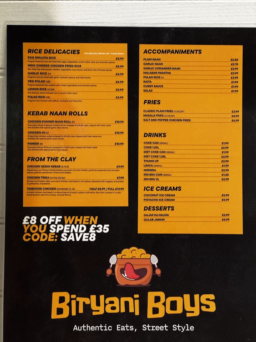 Biryani Boys Photo Menu 4