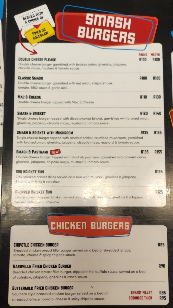 Talladega Grill Photo Menu 10