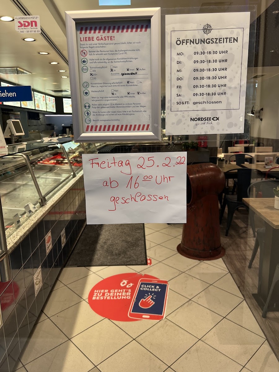 NORDSEE Siegburg Kaiserstraße Photo Menu 1