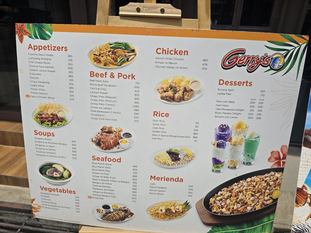 GERRY'S PANGLAO (Gerry's Grill) Photo Menu 1