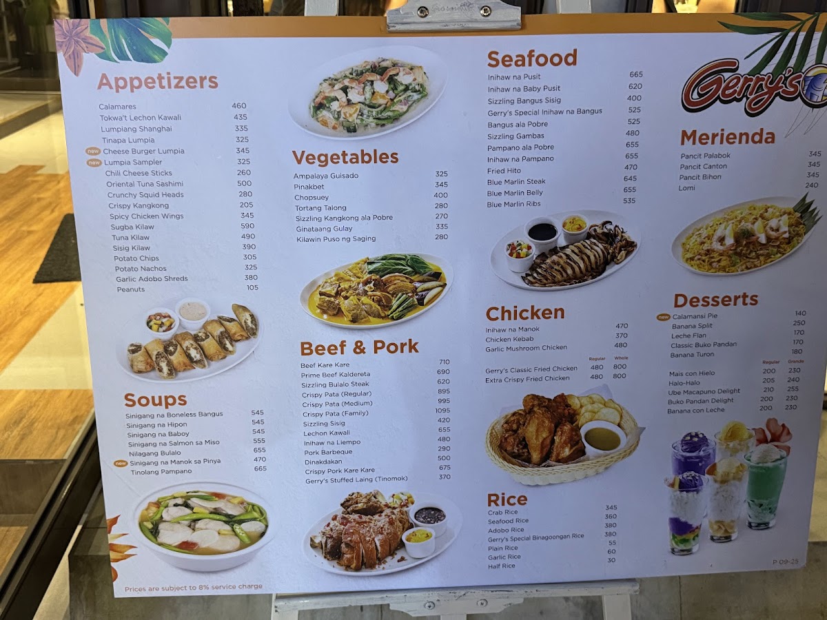 GERRY'S PANGLAO (Gerry's Grill) Photo Menu 2