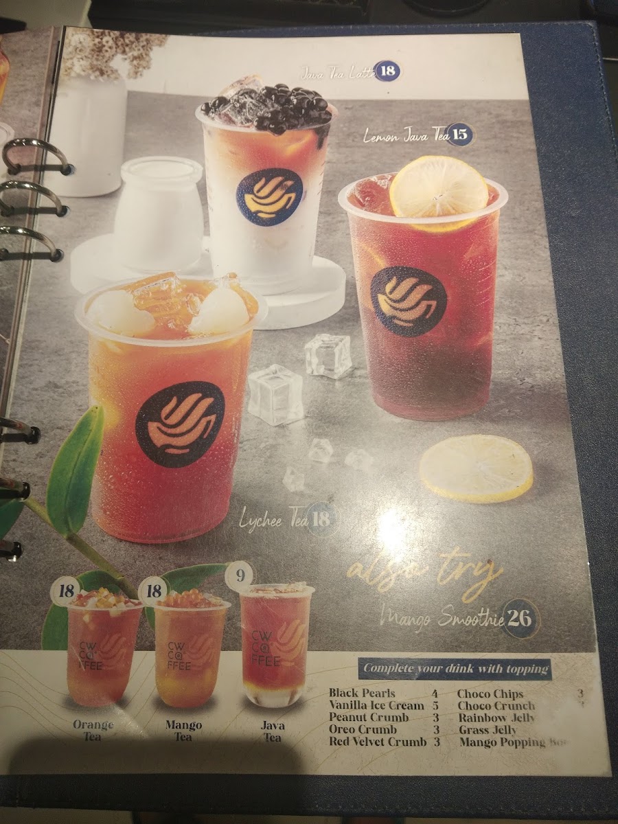 CW Coffee Siantan Photo Menu 2