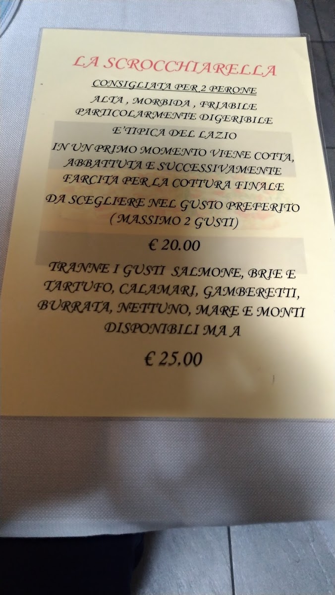Ristorante Pizzeria Miramonte Photo Menu 1