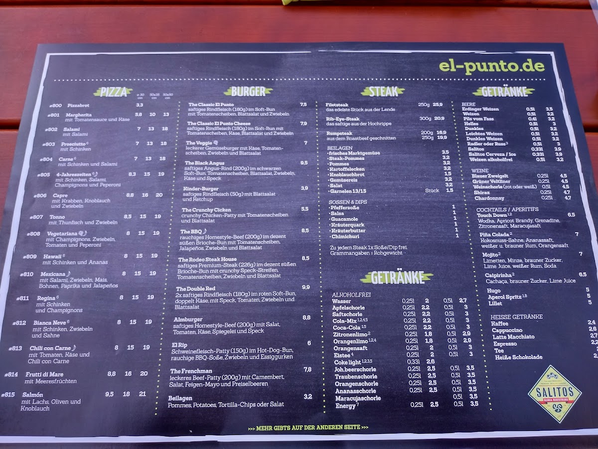 Cantina Bar El Punto Photo Menu 6