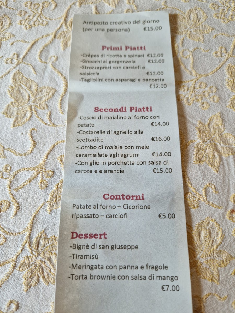 Ristorante la Fienatora Photo Menu 4
