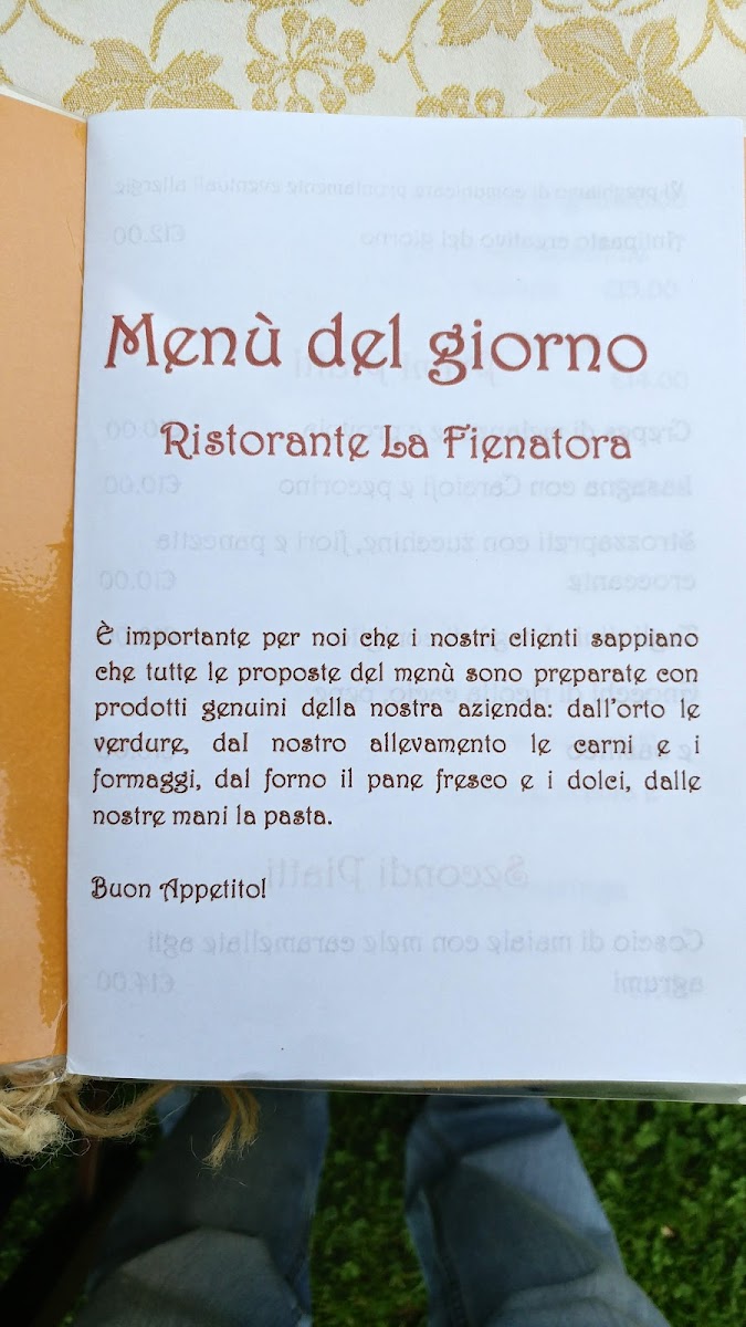 Ristorante la Fienatora Photo Menu 7