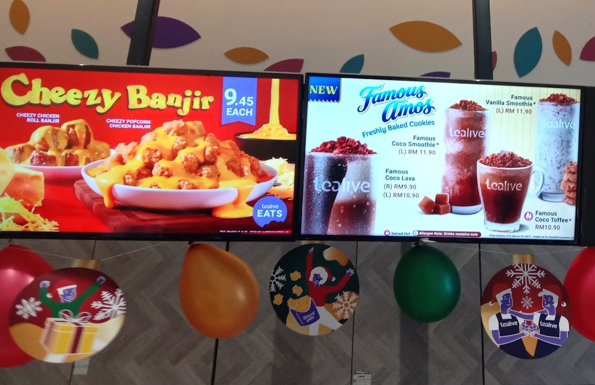 Tealive • Mydin Mall MITC Photo Menu 1