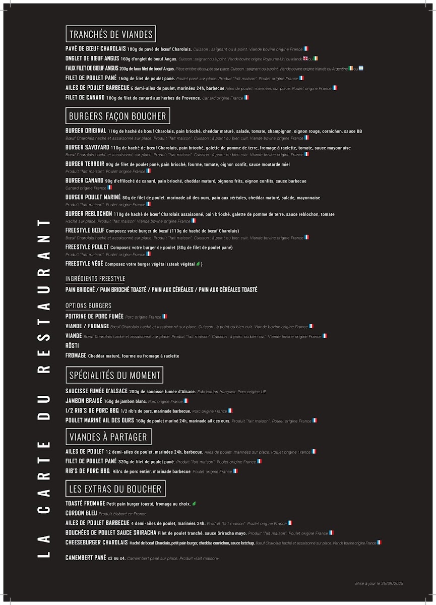 Brut Butcher Photo Menu 1