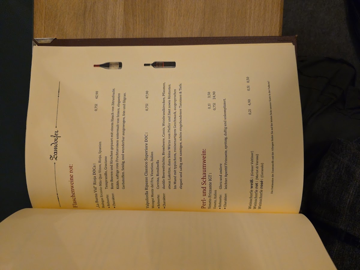 Wirtshaus Zamdorfer Biergarten Photo Menu 10