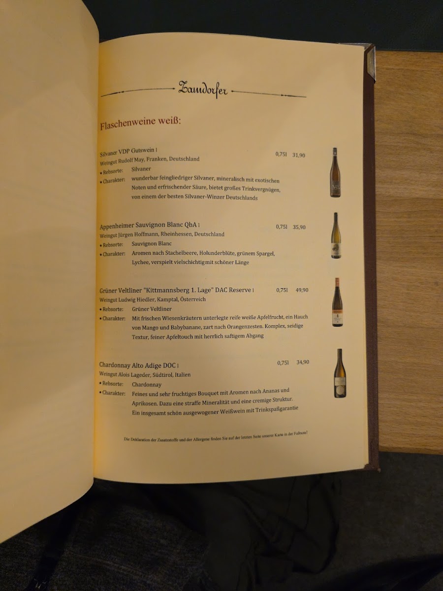 Wirtshaus Zamdorfer Biergarten Photo Menu 9