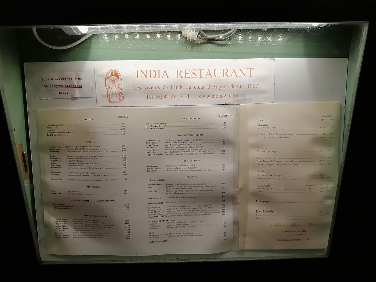 Restaurant India Photo Menu 5