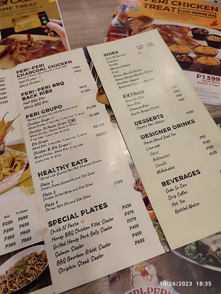 Peri Peri Charcoal Chicken & Sauce Bar Photo Menu 4