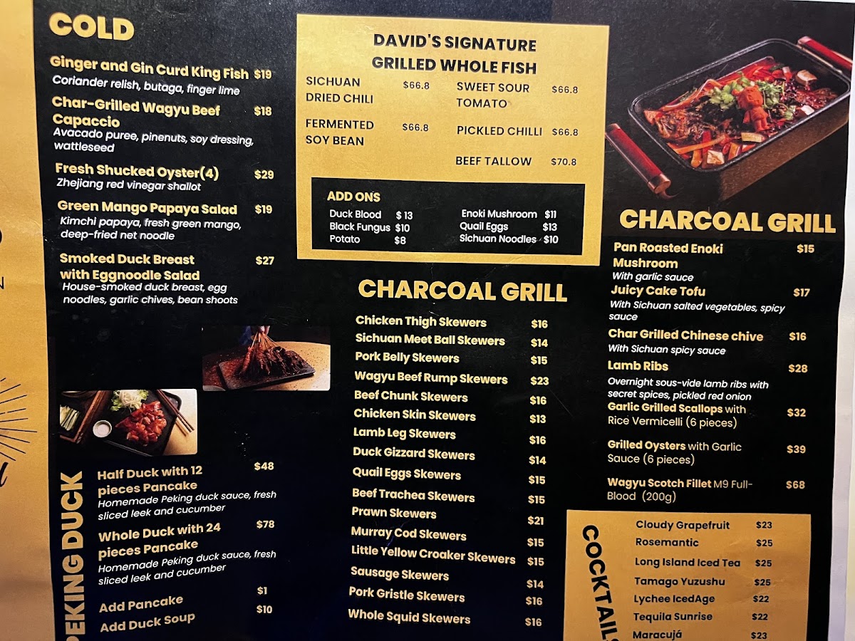 Chef David Photo Menu 6
