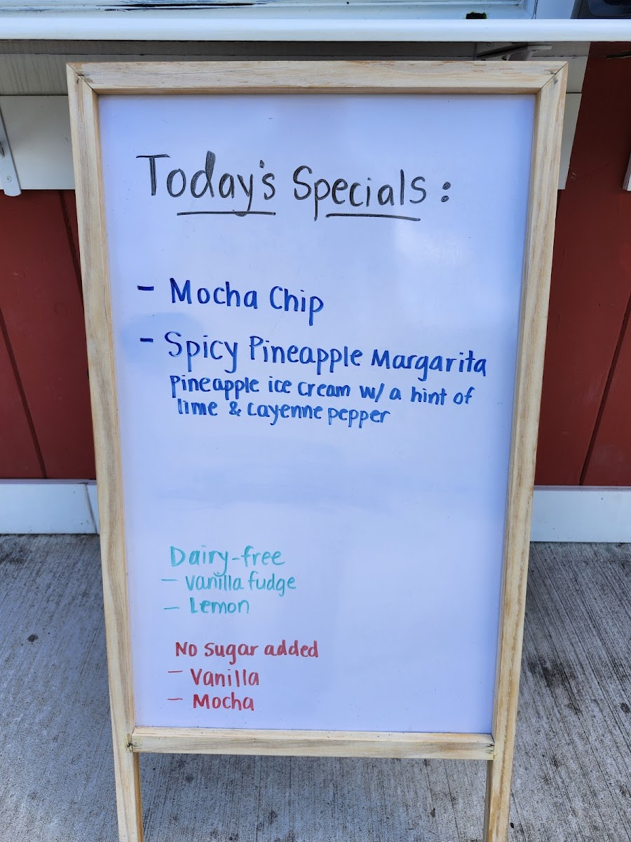 Rich Farm Ice Cream, Middlefield Photo Menu 4