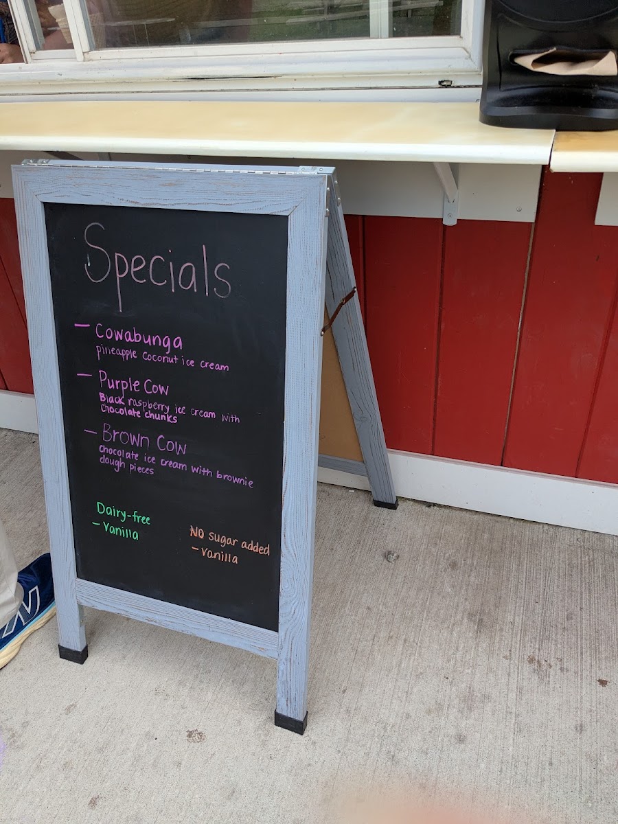 Rich Farm Ice Cream, Middlefield Photo Menu 5