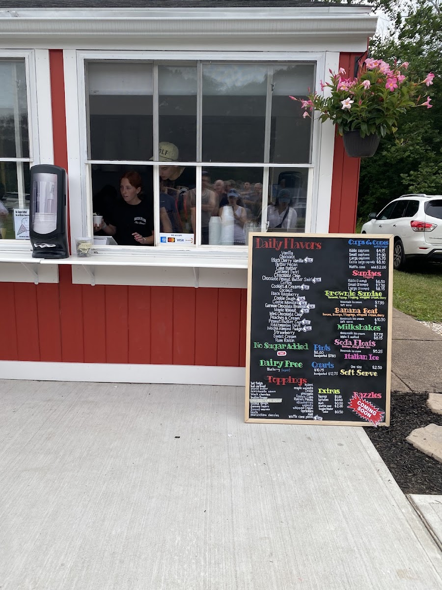 Rich Farm Ice Cream, Middlefield Photo Menu 8