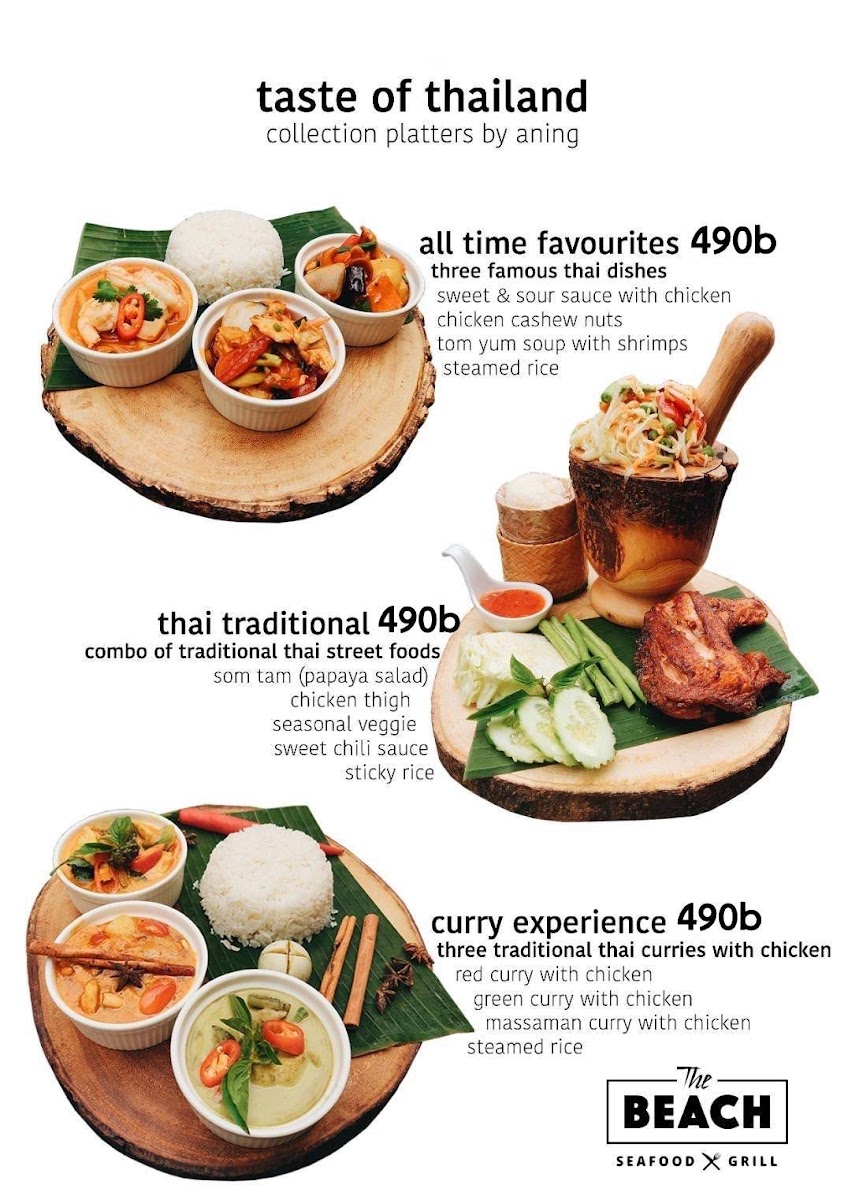 The Beach Seafood&Grill Photo Menu 1