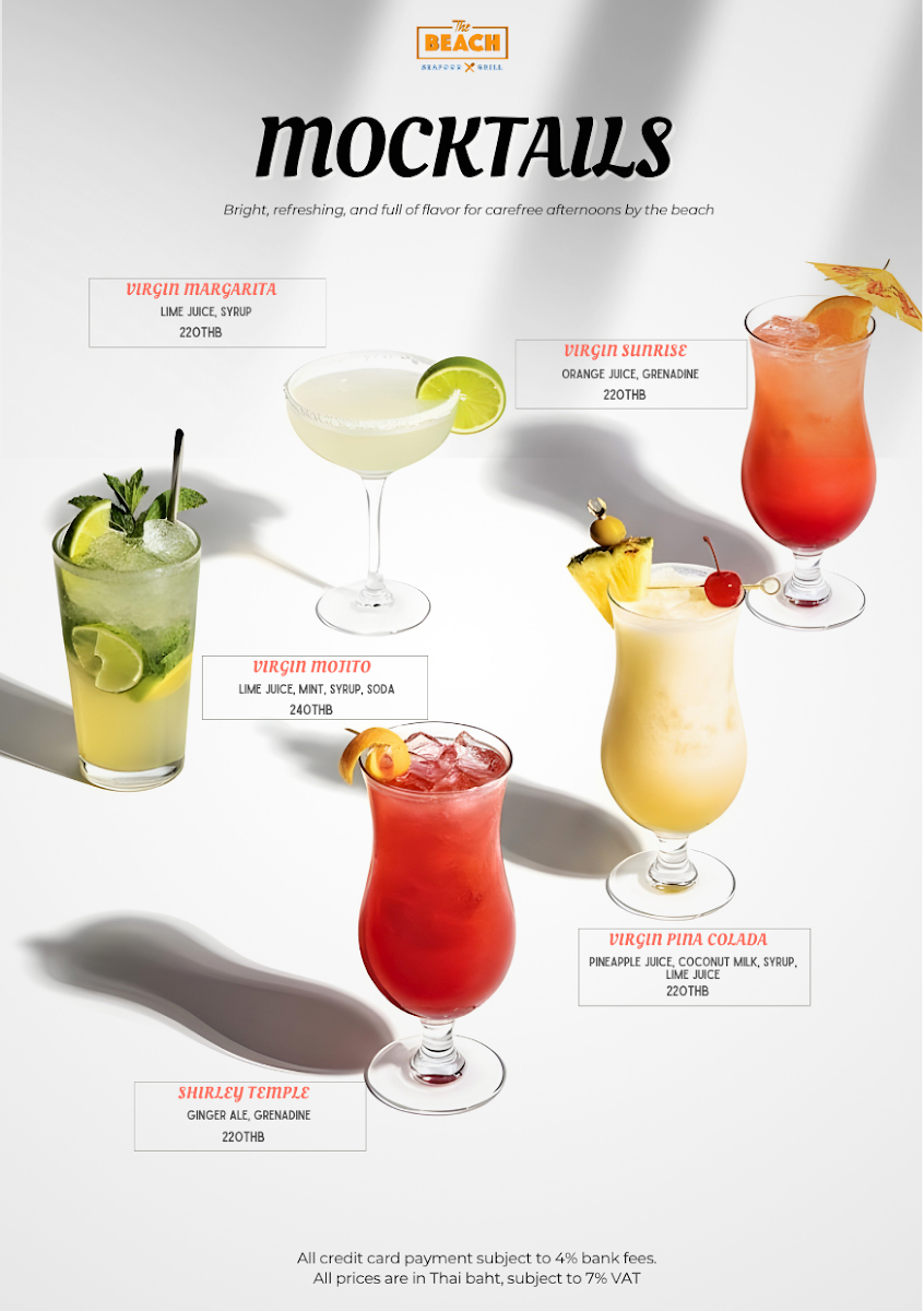 The Beach Seafood&Grill Photo Menu 4