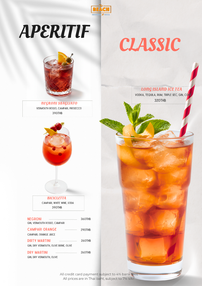 The Beach Seafood&Grill Photo Menu 5