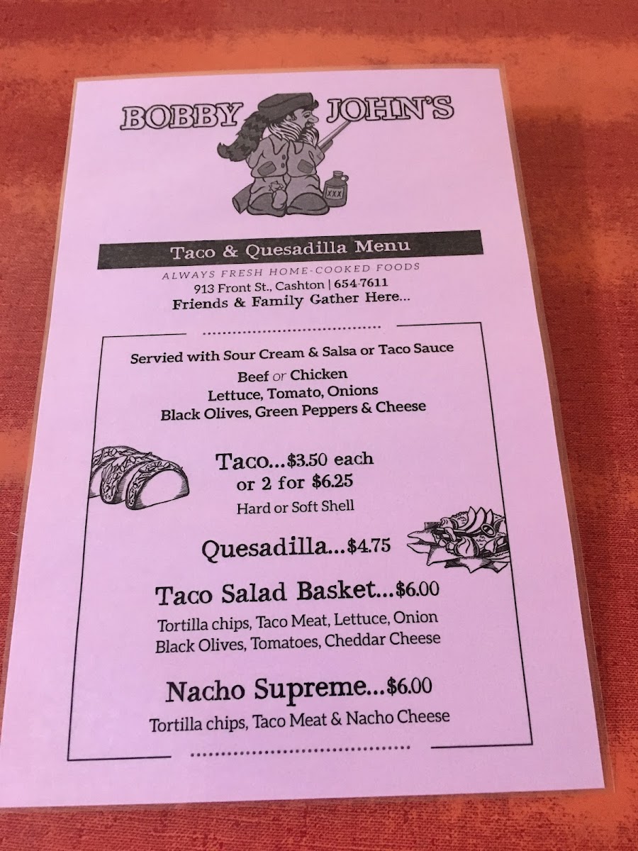 Bobby John's Bar & Grill Photo Menu 6