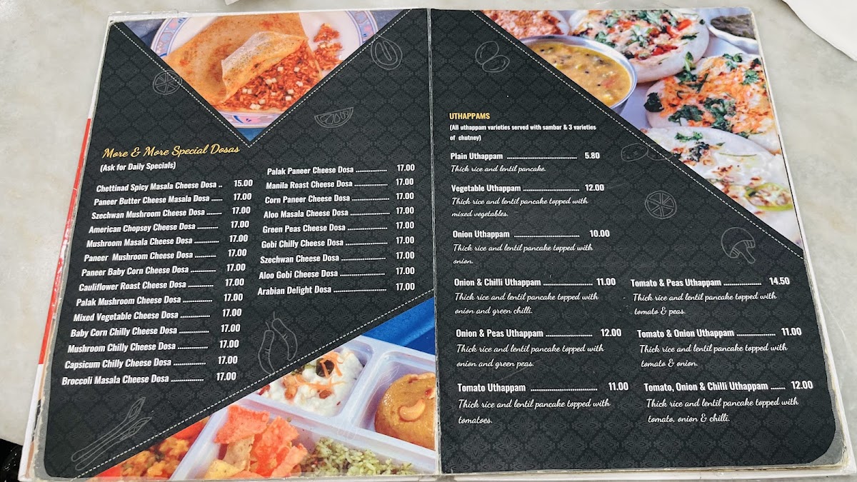 Restoran Saravanaa Bhavan • Leboh Ampang Photo Menu 9