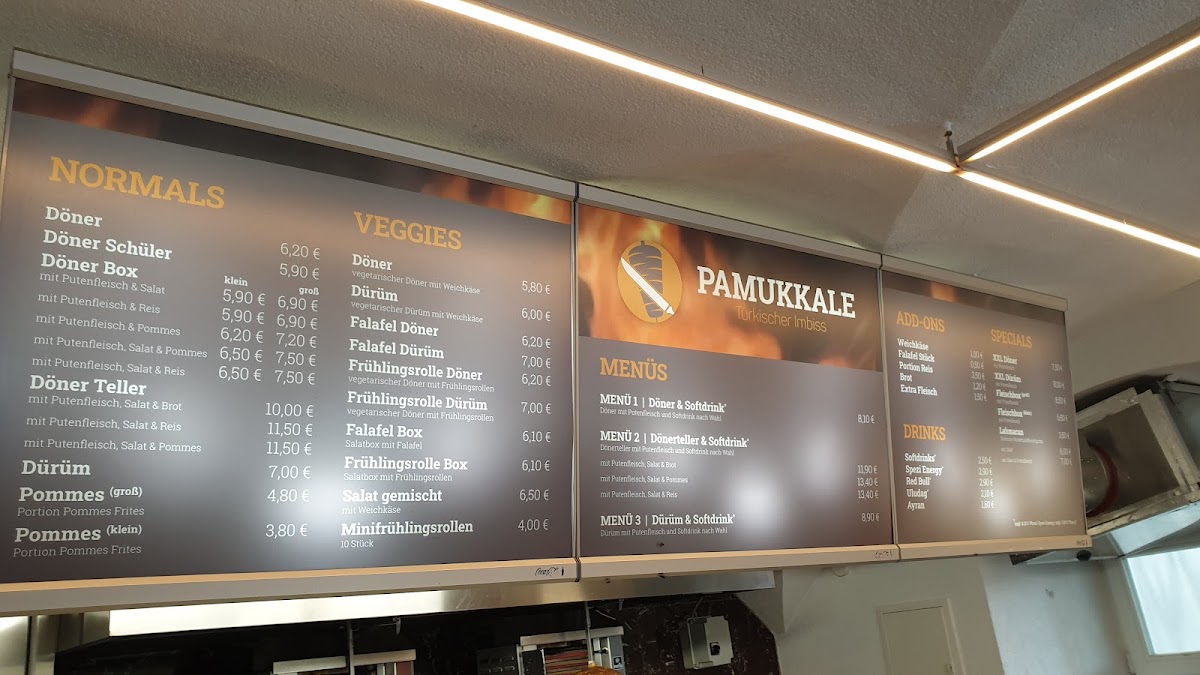 PAMUKKALE Photo Menu 1