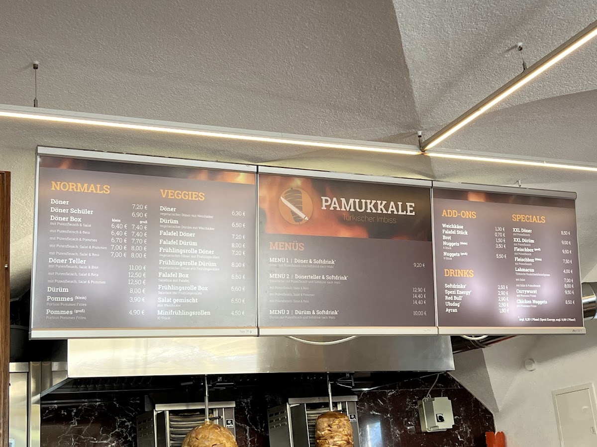 PAMUKKALE Photo Menu 2