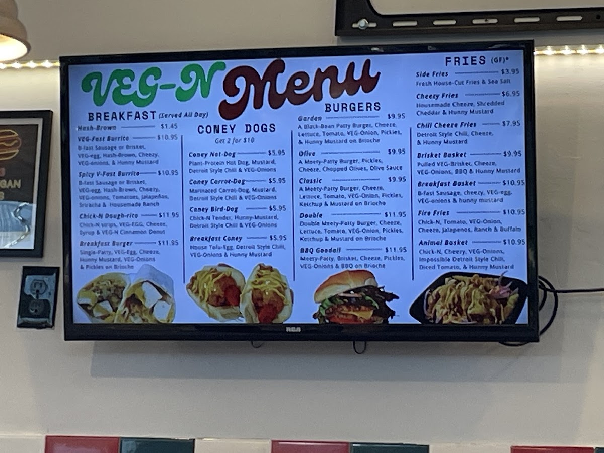 VEG-N Photo Menu 2