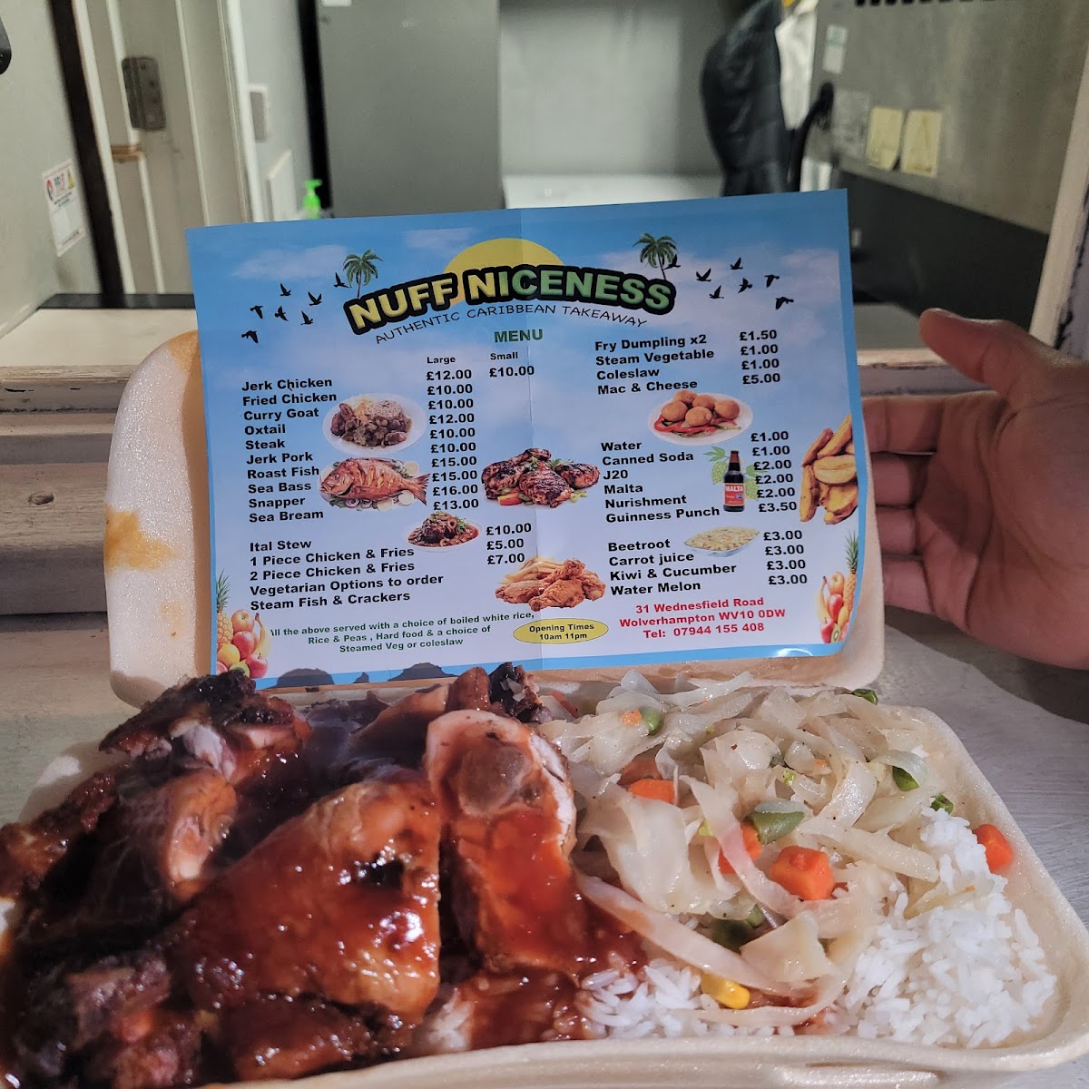 Nuff Niceness caribbean restaurant Photo Menu 1