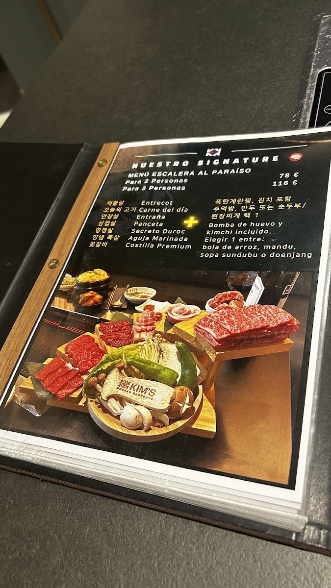Kim's Barbacoa Coreana Photo Menu 3