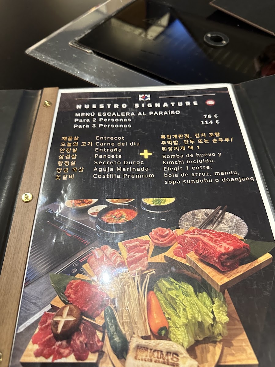 Kim's Barbacoa Coreana Photo Menu 8