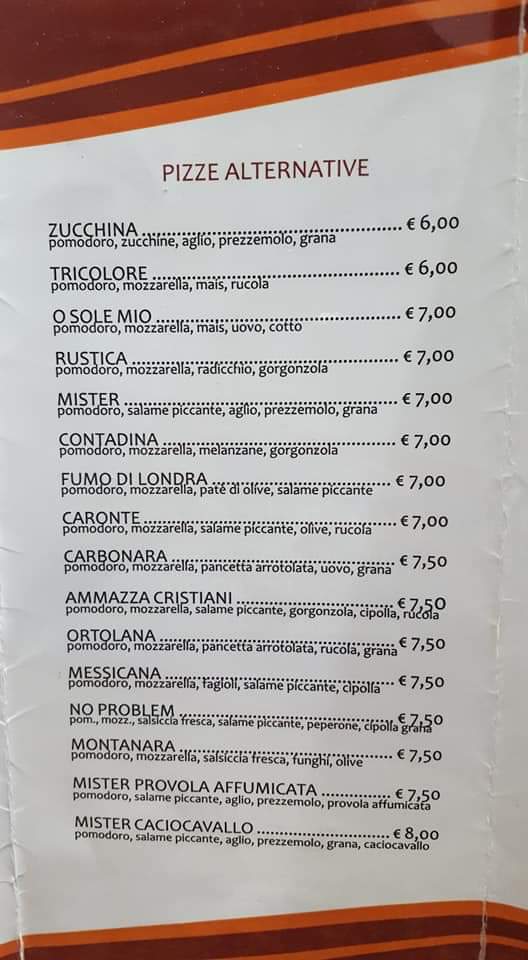 La Fracchia Photo Menu 2
